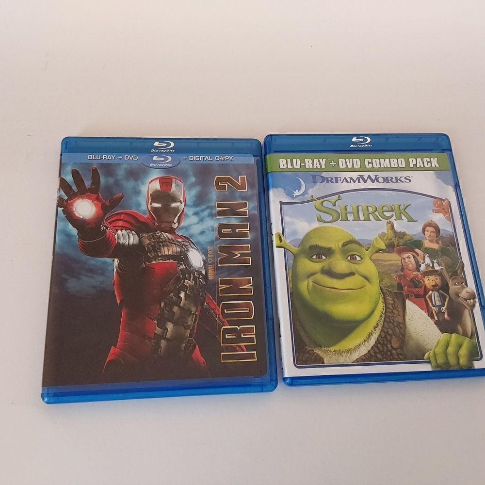 Two movie bundle Ironman 2 & Shrek